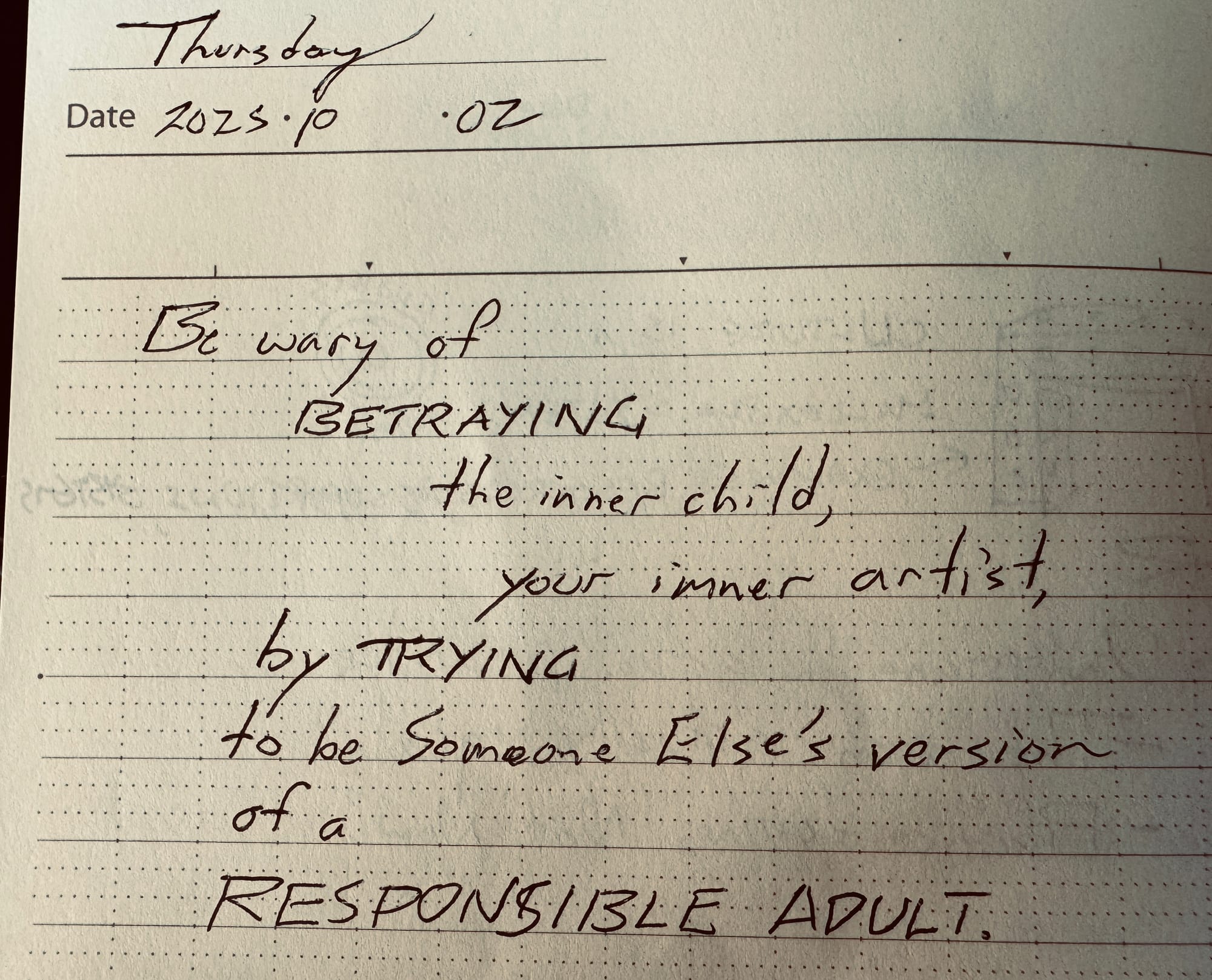 A quote from Amie McNee’s book “WE NEED YOUR ART”